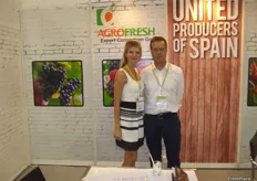 Petra Peterova and Jose Calatayud at AgroFresh.
