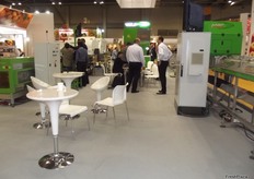 The team at MafRoda were kept busy showing the machines.