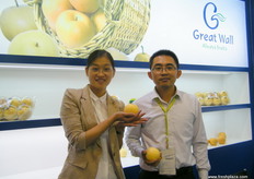 Great Wall of China's Business Manager, Gavin Fan with Sunny Li of Marketing Dept. - Hebei, China