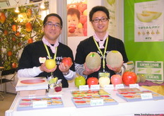 Hideo Obori, Senior Managing Director / C . O. O with Hiroyuki Yokota, Chief of Aomori Trading, Japan.