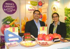 Kaushal Khakhar and Binal of Kay Bee Exports, works with highly demanding supermarkets in UK, products are Indian mangoes, pomegranate, melons, okra, chillies, beans, baby corn and other vegetables - India