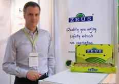 Antonios Ioannidis, Sales Manager of Zeus Kiwi, Zeus achieved a 12% share of the total Greek production and trade of kiwi and has become a coveted supplier to the most demanding markets of the European Union and the United States - Greece