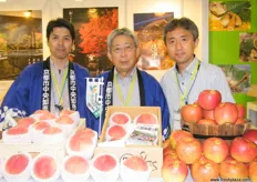 from the Japanese delegation: Masato Mukuse (Kyoto Central Market); Akasaki (Nippon Express); Nishimura (Kyoto City Wholesale Market)