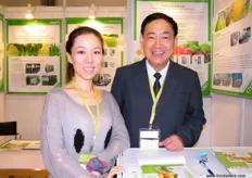 Lu Bai Rong and Suying of Tianjin CNRO Science & Technology Development CO., Ltd, a high-tech enterprise, which is engaged in research and development of controlled atmosphere (CA) equipment and application technologies - China