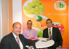 The Ghabbour farms of Egypt: Mohamed Sheta (Export Manager); Hassan Zaher (Managing Director) and Mina Eissa (Export Sales Manager)