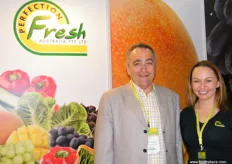 Perfection Fresh CEO, Michael Simonetta with Assistant Marketing Manager - Australia