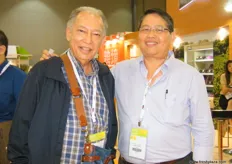 Filipino exporters as visitors of AFL: Manuel Dizon, President of Sucrex Marketing Corporation with Robert Chua, Proprietor of Robbie Trading (RC Mango Specialist)