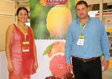 Sema and Emre Tanrioer (Manager) of Taneks Cool Fresh , the company has a strategic partnership with the Cool Fresh International Group of companies - Turkey