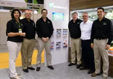 At the barden produce stand: Ms. Kendy; Andrew Drummond (Managing Director - Barden Produce); Allan Dall (NSW General Manager - Barden Produce); Steve Barnes ( General Manager - Premium Fresh Tasmania); Robin Johnson (Director - Purveyors International) and Jim Ertler (Director - Premium Fresh Tasmania) - Australia