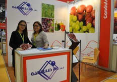 Elena Bahon and Lila Ferradas representing Gandules Inc. from Peru.