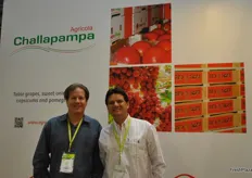 Frank Michell López de Romaña and Dario Nuñez Chirinos representing Challapampa from Peru.
