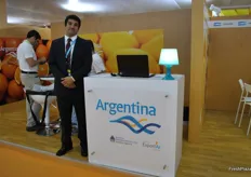 Manuel Carmona representing ExportAr, Argentina. Fundación Exportar is the Commercial Promotion Agency dependent on the Argentine Ministry of Foreign Affairs and Worship.