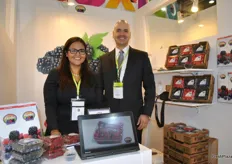 María Luisa González and Fernando Retolaza of Berries Paradise. A mexican company that produces and sells blackberries, blueberries, and raspberries.
