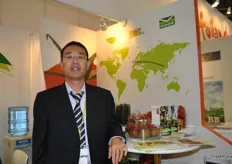 Tony Liu of Dalice, was part of the Greenery stand (Holland).