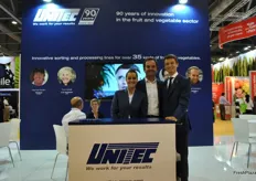 The team of Unitec Italy: Benedetta Ricci Lamino, Luca Montanari and Giovanni Seganti.