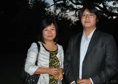 Juliana Tse of SDLT and Mr Fung of Life 720 Biotech Company Limited.