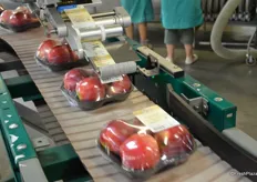 Apples on foodtainer receive a label