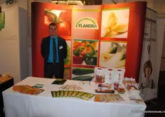 Tom Premereur (REO Veiling) at the Flandria stand
