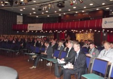 Delegates await the first speaker.