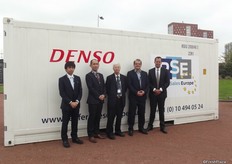 Ikou Mizuma, Naoyki Okuya - Denso, Alfred Cheung - Green Society Association, Paul Otter Denso and Danny De Boer RSE.