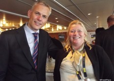 Tom Anneberg -Yusen Logistics with Kaia Bjerre van de Ven - Maersk.