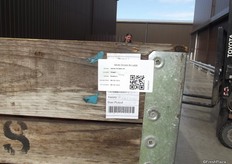 Each box is scanned as it comes in, each QR code is unique. The whole site has wifi.