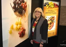 Cindy Plummer does the domestic promotion for California Table Grape Commission. She offer retailers all info needed on the crop and also on nutrition values,etc. She can help the retailer in any promotion with the right content.
