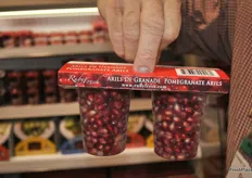 Pomegranate Arils from RubyFresh, now in a double Grab-n-Go pack