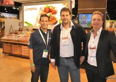 Paul Mastronardi, Cees Kortekaas and Michel de Winter from Axia Vegetable Seeds