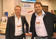 Michel de Winter and Cees Kortekaas from Axia Vegetable Seeds
