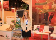 Adriana Chelli from Les Herbes du Roussillon for the first time on Fruit Attraction. The company has a new fresh image.