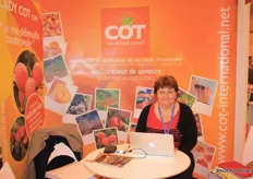 Marie-Laure Eteve from Cot International. Cot international is a company which introduces new fruitvarieties.