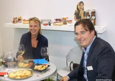 Ellen van Kester from Horticola Guadalfeo with Arjan Zoutewelle.