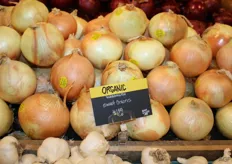 Organic sweet onions