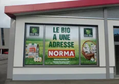 The Norma supermarket specializes in organic products
