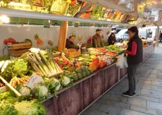 A market stall in Alsace with a lovely presentation.