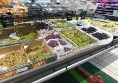 Different varieties of Italian grapes.
