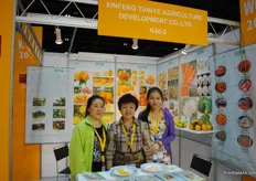 Li Shang and her team, of Xinfeng Tianye Agriculture Development