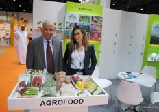 Salah Hegazi of Agrofood with his colleague