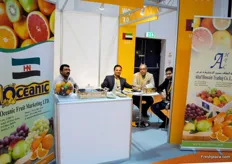 Mustafa Altaf (Altaf Hussain Trading Company) visiting Mr Khalaji, of Oceanic Fruit Marketing Limited
