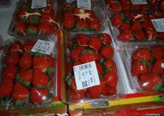 Strawberries at almost 3 Euro per pack.