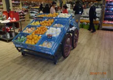 There was also a traditional cart.