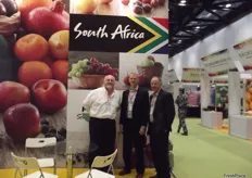 Anton Rabe - HortGro, Richard Owen - PMA and Justin Chadwick - South African Citrus Growers Association.
