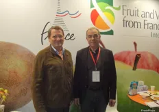 Francoise Lafitte and Daniel Sauvaitre representing Interfel. French kiwis and apples already have access to the Chinese market and they are hoping to increase volumes in the coming years.