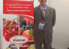 Juan Carlos Parra Perez from Viocar was promoting avocados from Mexico and looking for customers in China.
