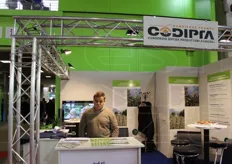 Michael Huber, at the CoDiPrA - Consortium for the Defence of Agricultural Producers stand.