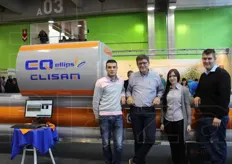 Isacco Salvi, Daniele Orioli (sales manager), Katerina Tisselli and Henning Poeppe (Palm System) from Elisam srl (machinery for fruit processing).