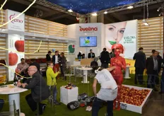 The Evelina stand was the one hosting the body painting performance