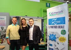 Cappello Silvano (Bolzano-Trento-Sondrio agent), Marisa Malfertheiner and Luca Sangiorgi (communication specialist) from Gowan Italia spa.