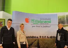 Herwin Hillebrand, Andrea Hillebrand and Bart Voskvilen from Hillebrand Vruchtboomkwekerij bv.